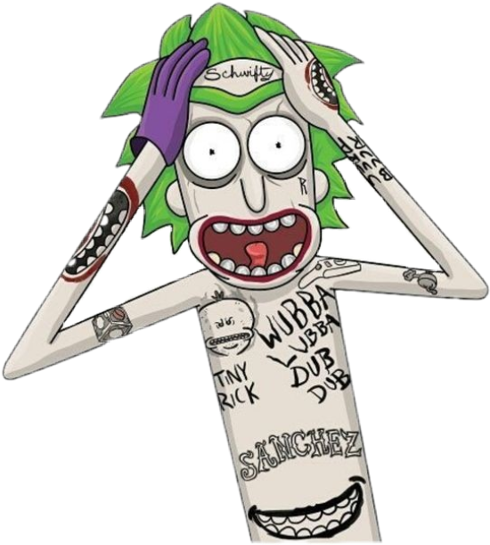 Transparent Tiny Rick Png - Rick And Morty Joker, Png Download - Transparent PNG Free Download