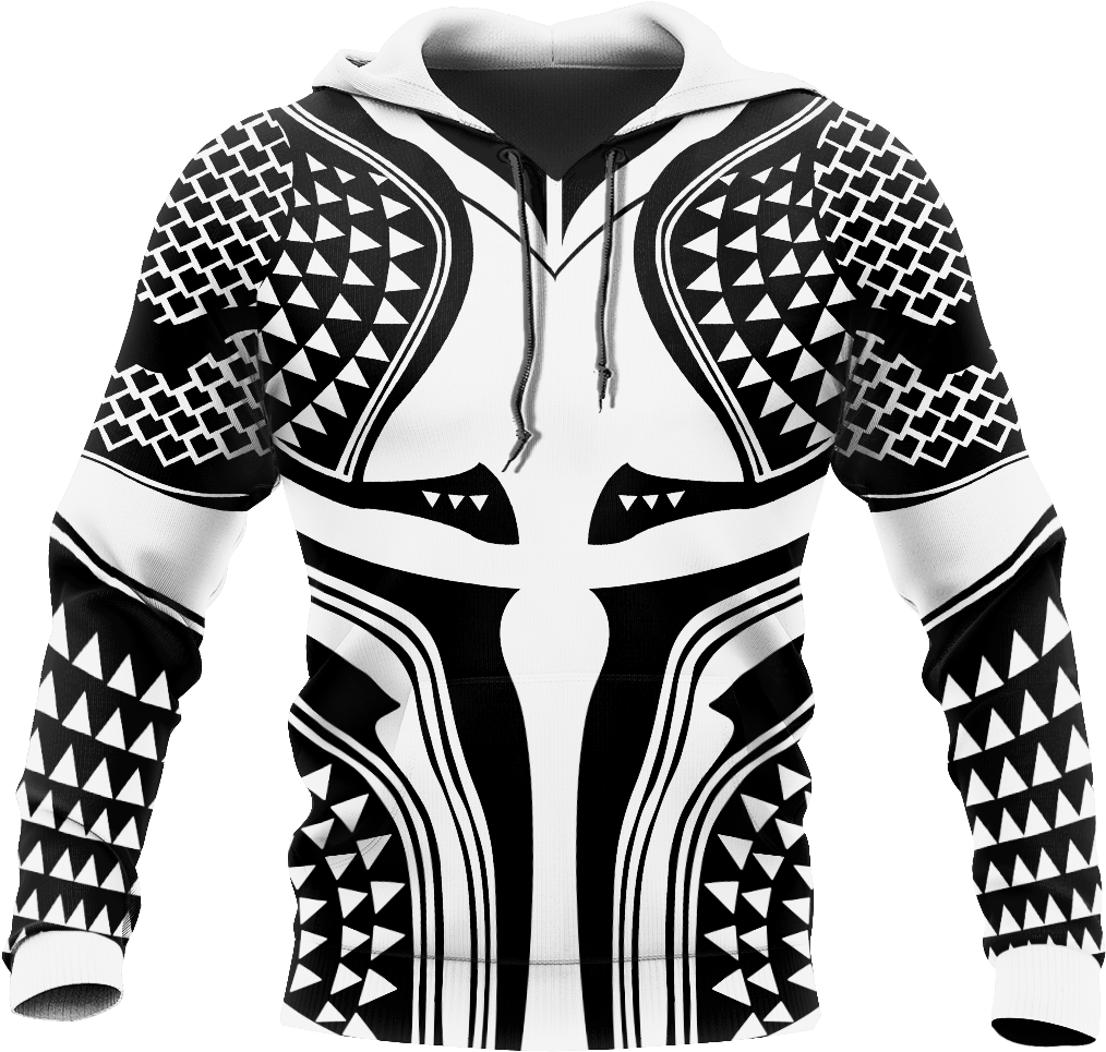 Aquaman Tattoos Hoodie Pl202 - Monochrome, HD Png Download - Transparent PNG Free Download