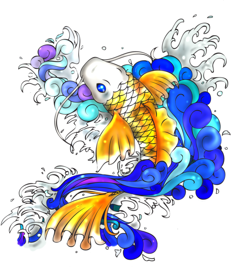 Koi Fish Png, Transparent - Transparent PNG Free Download