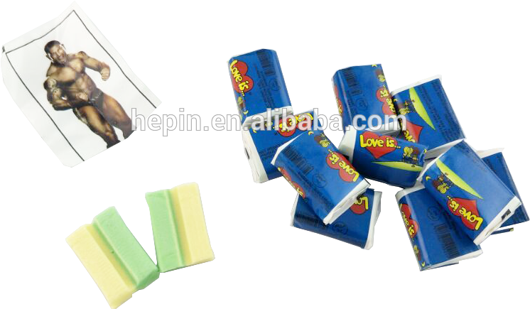 China Bubble Gum With Tattoo, China Bubble Gum With - Toy Block, HD Png Download - Transparent PNG Free Download