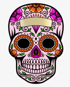 Mexico Clipart Dia De Los Muertos - Calavera Dia De Muertos Png, Transparent - Tattoo Transparent PNG Free Download