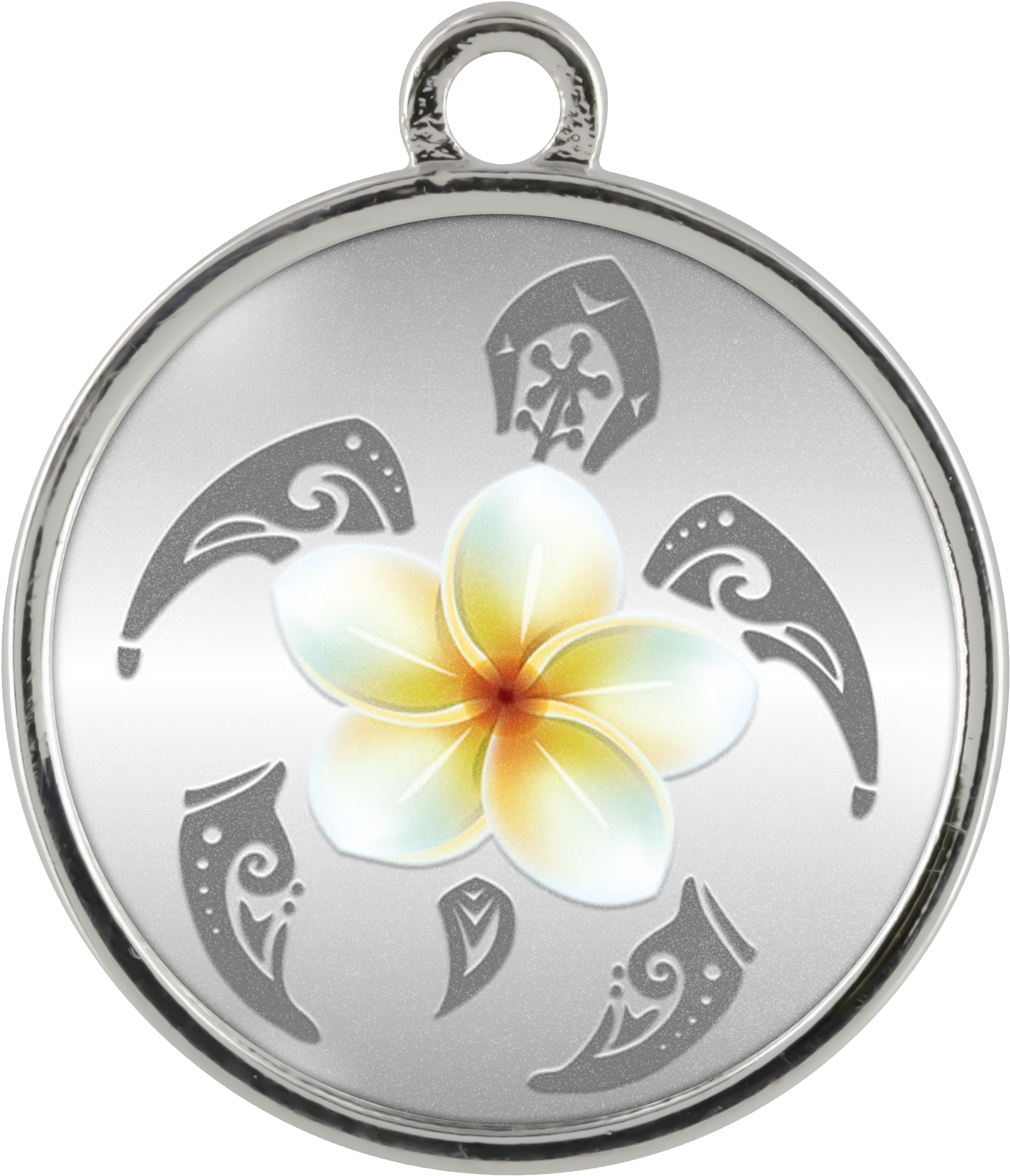Tribal Hibiscus Flower Tattoo - Necklace, HD Png Download - Transparent PNG Free Download