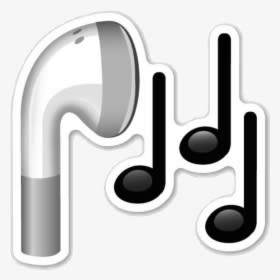 #emoji #emojis #iphoneemojis #headphones #music #tumblr - Emojis Png, Transparent - Tattoo Transparent PNG Free Download