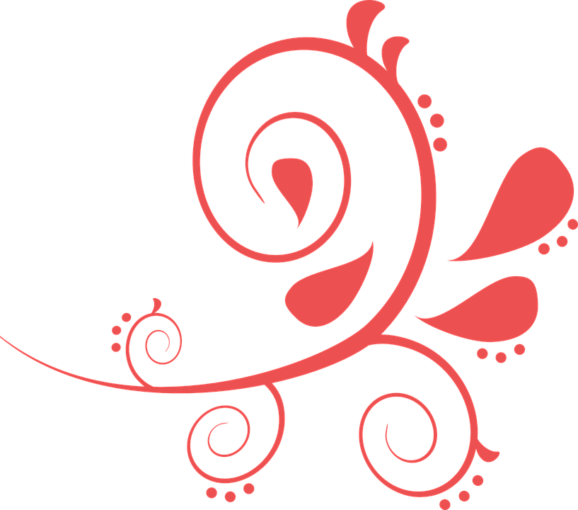 Scroll, Fleur De Lis, Tattoo, Design, Decoration - Free Paisley Clip Art, HD Png Download - Transparent PNG Free Download