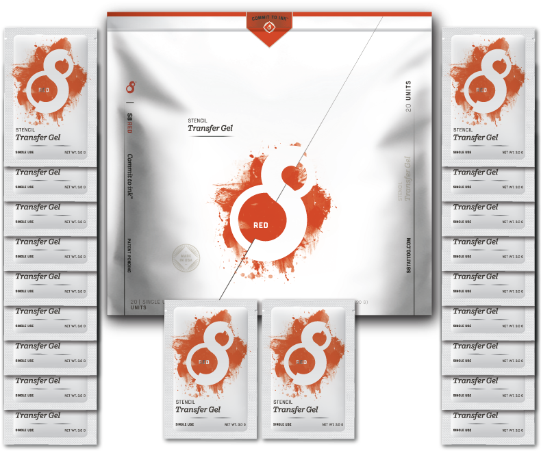 S8 Tattoo Stencil Transfer Solution 2 In 1 Formulation - Gel, HD Png Download - Transparent PNG Free Download