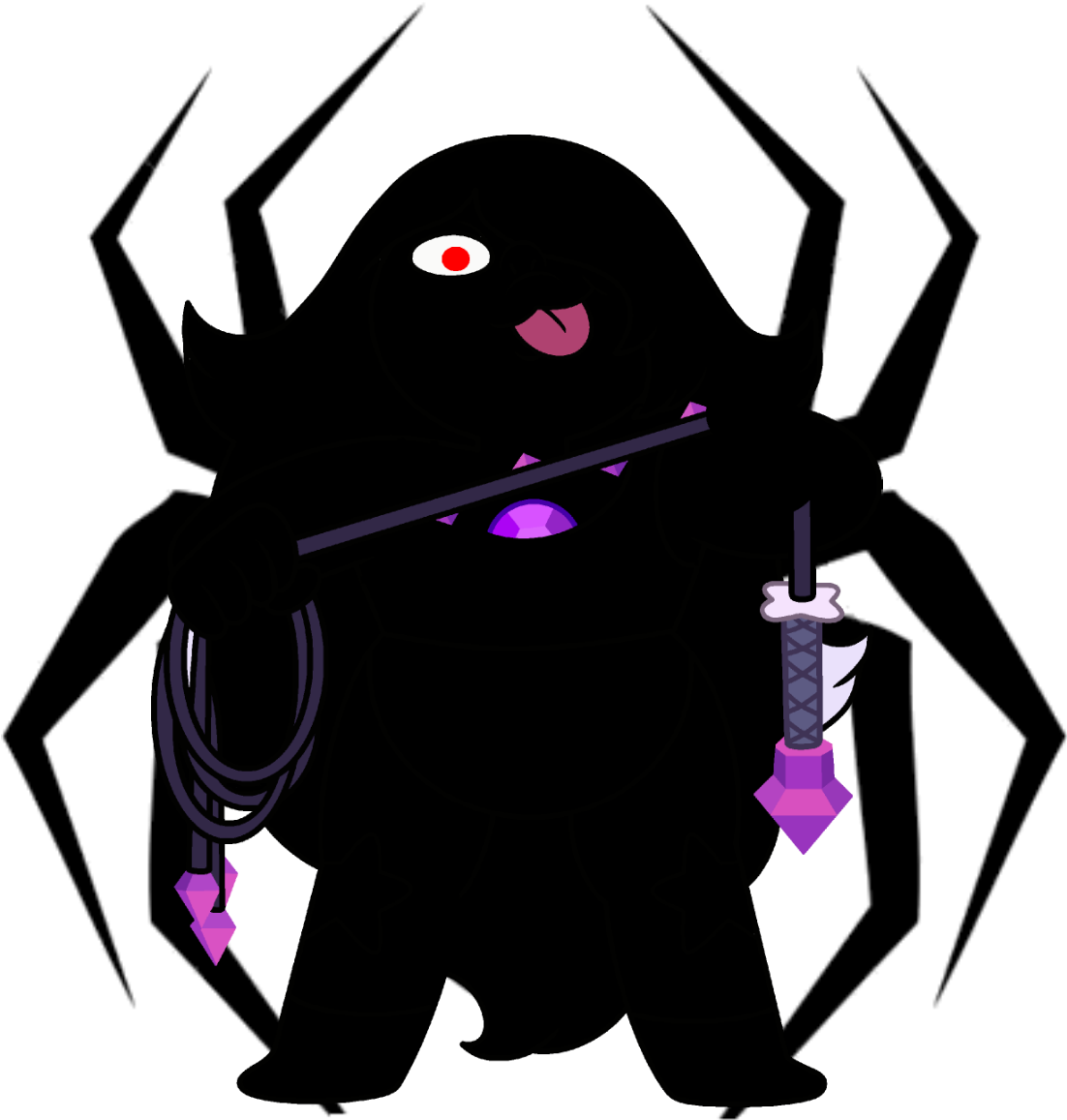 Halloween Amethyst Spider Tattoo - Illustration, HD Png Download - Transparent PNG Free Download