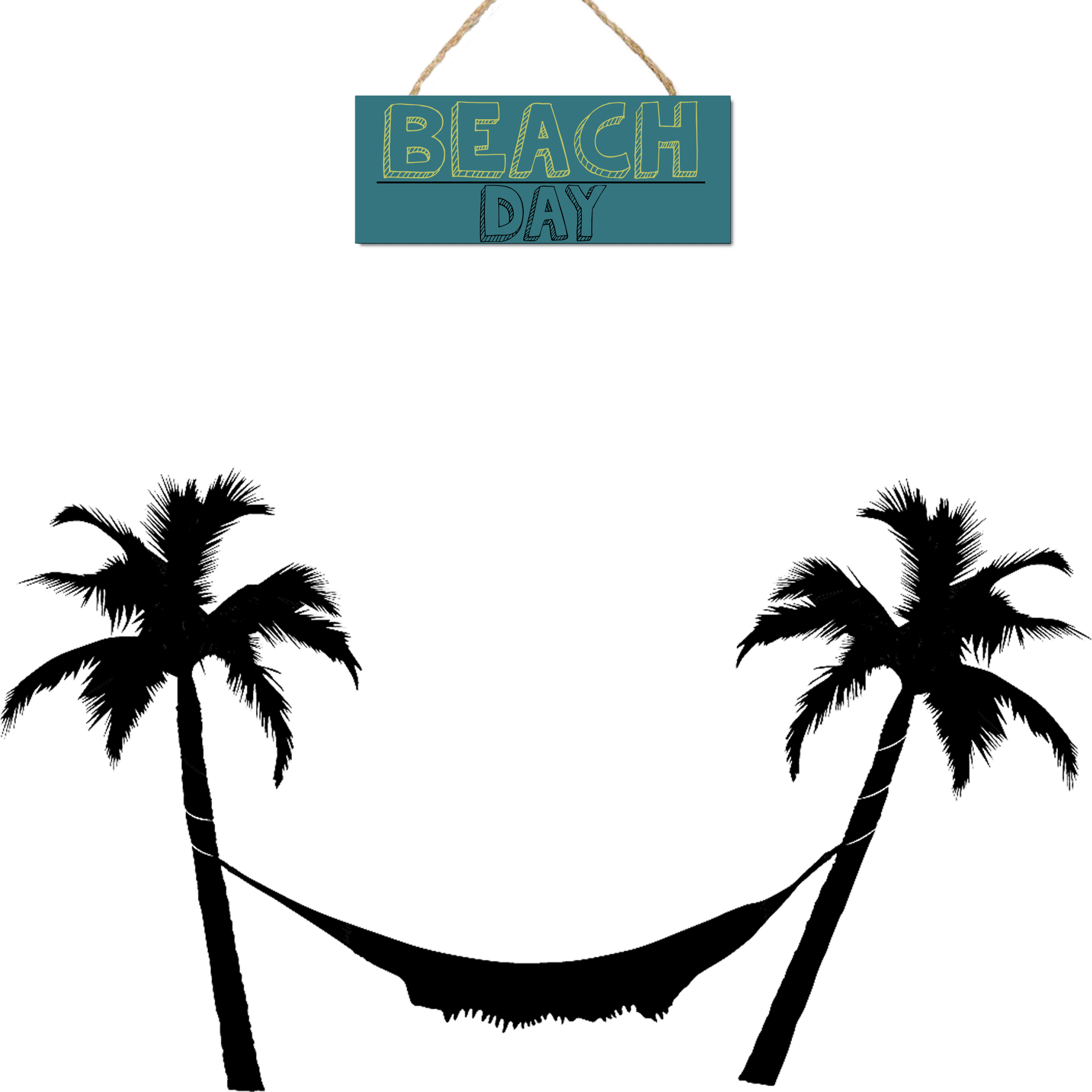 Arecaceae Hammock Tree Clip Art - Palm Trees Png Transparent Black, Png Download - Transparent PNG Free Download