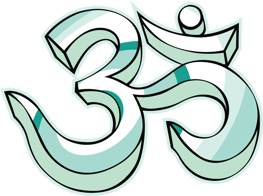 Black Ink Om Symbol Tattoo On Biceps Clipart , Png - Om Namaste Line Art, Transparent - Transparent PNG Free Download