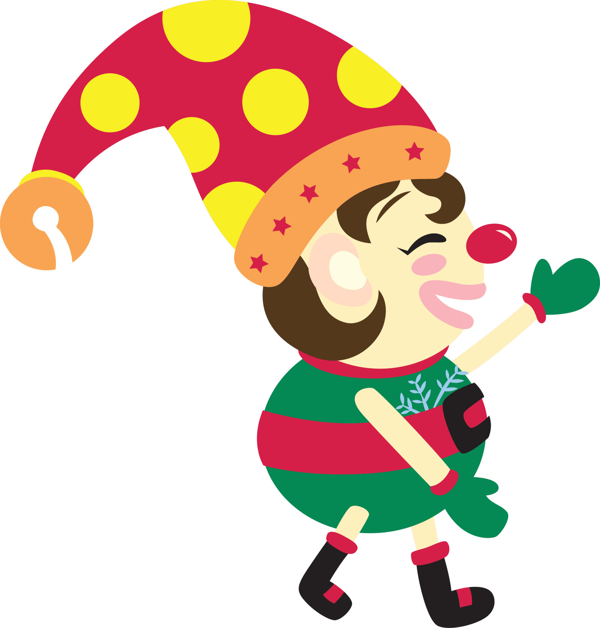 Christmas Elf Fake Tattoo, Christmas Elf Temporary - Cartoon, HD Png Download - Transparent PNG Free Download