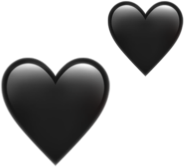#black #blackheart🖤 #heart #love #sad #bad #alone - Heart, HD Png Download - Transparent PNG Free Download