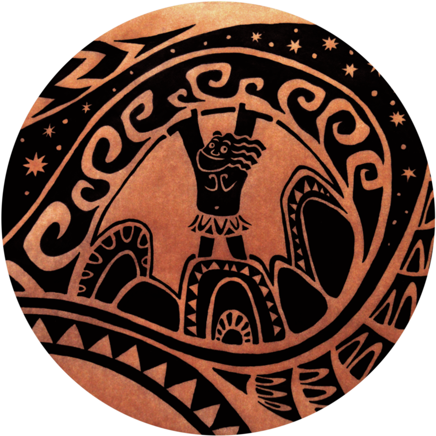 Maui Tattoo Moana - Tatuajes De Maui Moana, HD Png Download - Transparent PNG Free Download