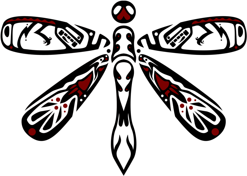 Dragonfly Tattoos High Quality Png - Dragonfly Tribal Design, Transparent - Transparent PNG Free Download