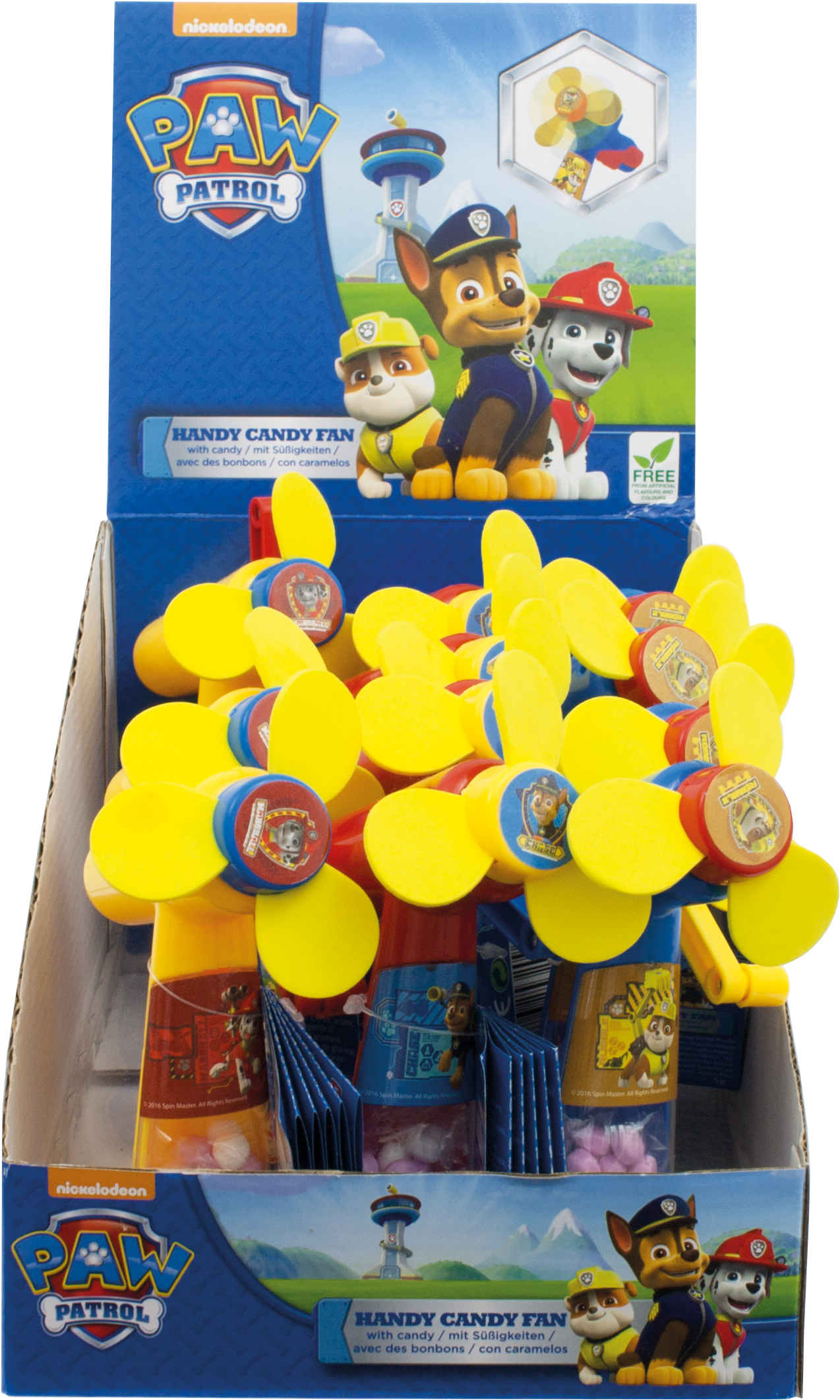 Paw Patrol Handy Candy Fan Display, HD Png Download - Transparent PNG Free Download