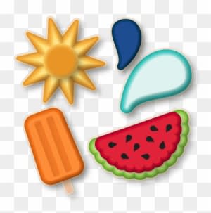 Nested Summer Shapes Svg Scrapbook Cut File Cute Clipart - Summer Shapes To Cut Out - Free Transparent PNG Clipart Images Download. - Transparent PNG Free Download