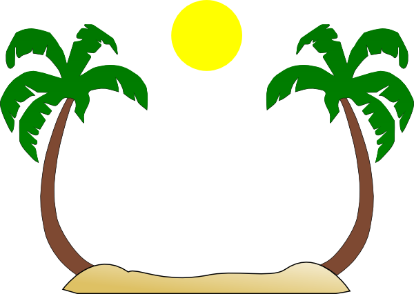 Beach Clip Art At Clker - Summer Beach Clipart Png - Free Transparent PNG Clipart Images Download. - Transparent PNG Free Download