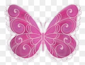 Pink Butterfly Clipart 21, - My Daily Summer Journal: Girls Pre-k - Free Transparent PNG Clipart Images Download. - Transparent PNG Free Download