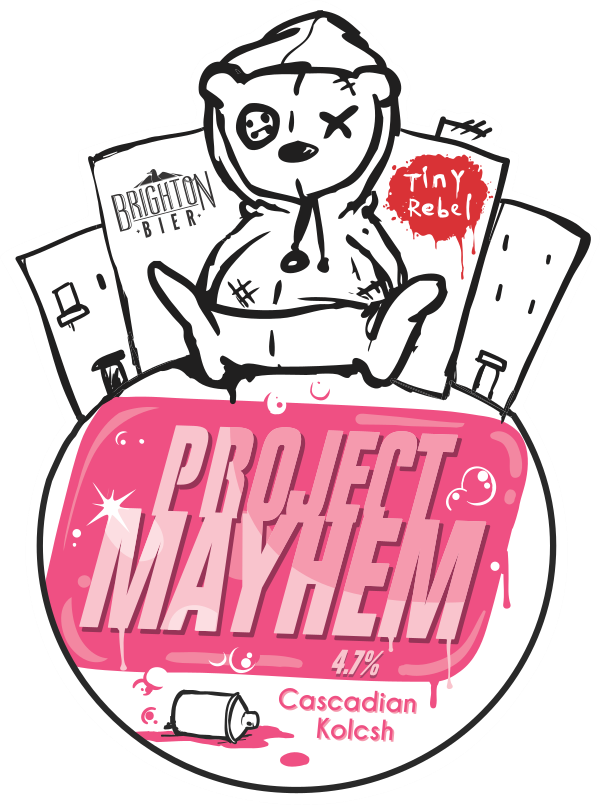 Project Mayhem - Cascadian Kolsch - Tiny Rebel Billabong Aussie Summer Ale - Free Transparent PNG Clipart Images Download. - Transparent PNG Free Download