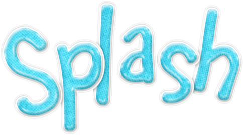 Wordart Splash - Summer Word Art - Free Transparent PNG Clipart Images Download. - Transparent PNG Free Download