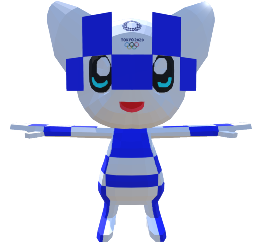 2020 Tokyo Olympic Mascot In 3d By Xelaalex - 2020 Summer Olympics - Free Transparent PNG Clipart Images Download. - Transparent PNG Free Download