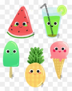 Summer Things On Behance By Artofjess - Easy Summer Things To Draw - Free Transparent PNG Clipart Images Download. - Transparent PNG Free Download