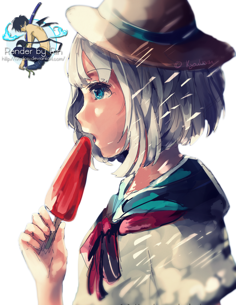 Pink And Black Nerd Glasses - Anime Summer Girl Transparent Png - Free Transparent PNG Clipart Images Download. - Transparent PNG Free Download