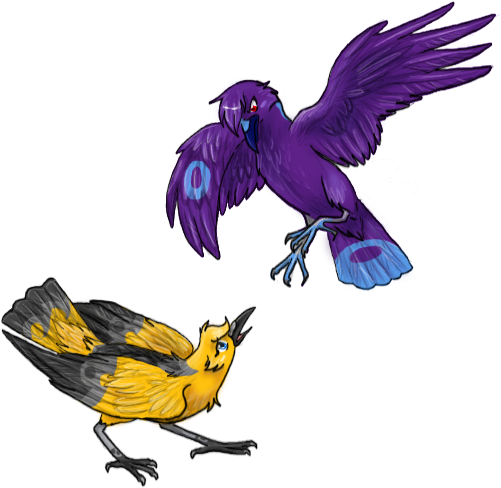 Chrissie And Aju Bird Form By Reaper Neko - Summer Tanager - Free Transparent PNG Clipart Images Download. - Transparent PNG Free Download