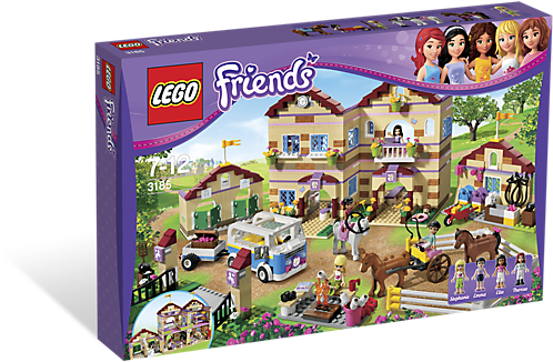Saddle Up And Head Off To Summer Riding Camp In The - Lego Friends - Summer Riding Camp 3185 (construction) - Free Transparent PNG Clipart Images Download. - Transparent PNG Free Download