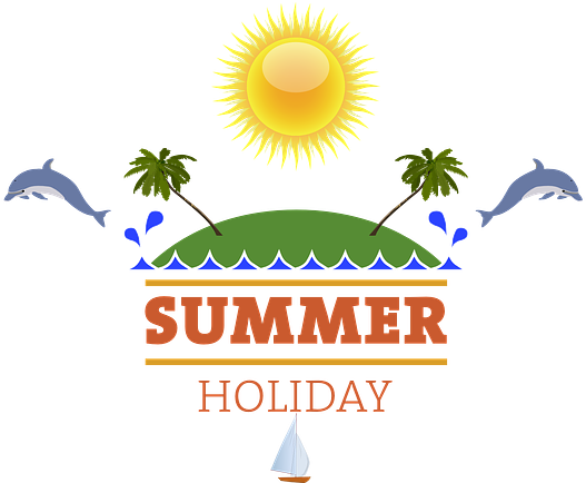 Clip Art Vacanze Estive - Summer Holiday Png - Free Transparent PNG Clipart Images Download. - Transparent PNG Free Download