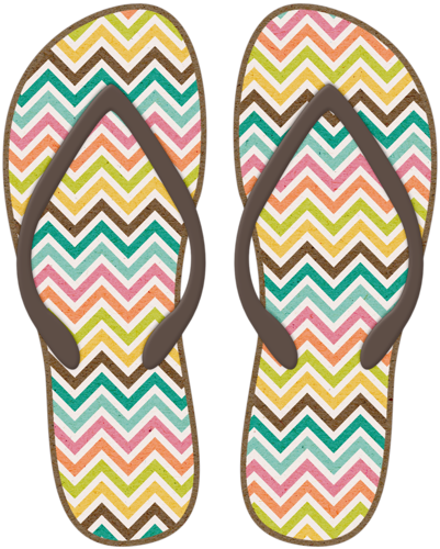Summer Clipart Slipper - Clipart Flip Flops Summer - Free Transparent PNG Clipart Images Download. - Transparent PNG Free Download
