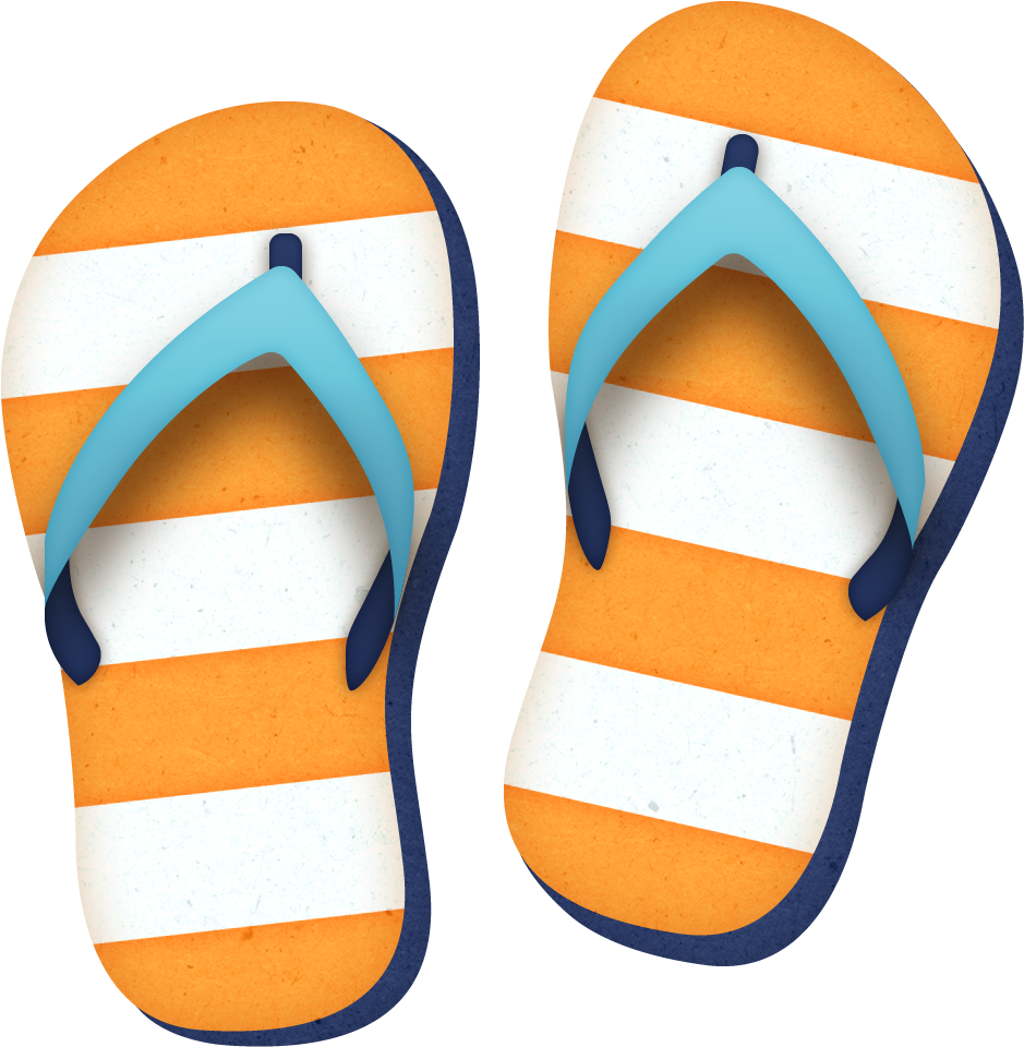 Clipart Slippers Flipflops2 Digi Art Summer And Beach - Clipart Slippers - Free Transparent PNG Clipart Images Download. - Transparent PNG Free Download