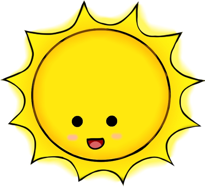 Pictures Of The Sun Shining - Sol Kawaii - Free Transparent PNG Clipart Images Download. - Transparent PNG Free Download