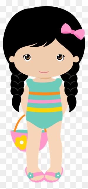 Summer Clipart, Praia Vero, Arte Digital, Elemento, - Menina Na Piscina Png - Free Transparent PNG Clipart Images Download. - Summer Transparent PNG Free Download