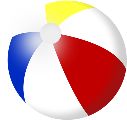 Beachball - Sphere - Free Transparent PNG Clipart Images Download. - Summer Transparent PNG Free Download