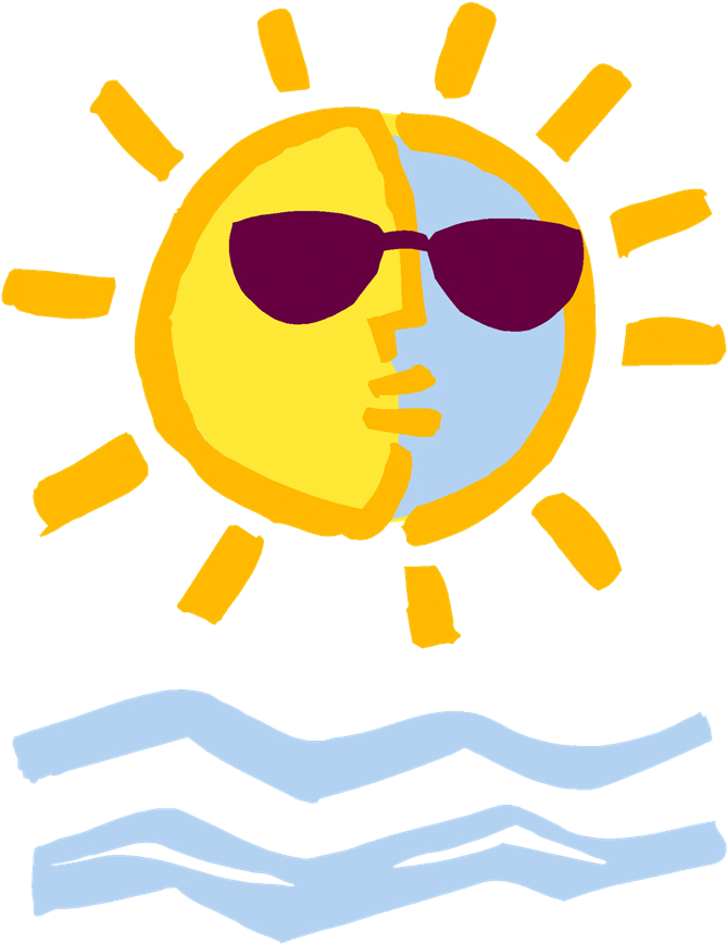 Summer Sun Clip Art - Sun And Beach Clipart - Free Transparent PNG Clipart Images Download. - Transparent PNG Free Download