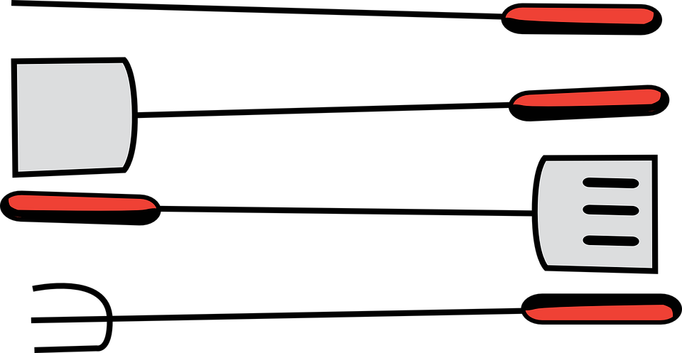 Grill Tools Bbq Grill Barbecue Cooking Summer - Bbq Tools Clip Art - Free Transparent PNG Clipart Images Download. - Transparent PNG Free Download