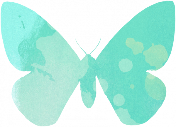 Butterfly Coloring Pages, Clip Art, And Bookmarks Savingmorethanme - Watercolor Painting - Free Transparent PNG Clipart Images Download. - Transparent PNG Free Download
