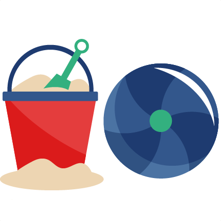 Beach Pail And Ball Svg Cut File Free Svg Cuts Summer - Beach Pail Svg - Free Transparent PNG Clipart Images Download. - Transparent PNG Free Download