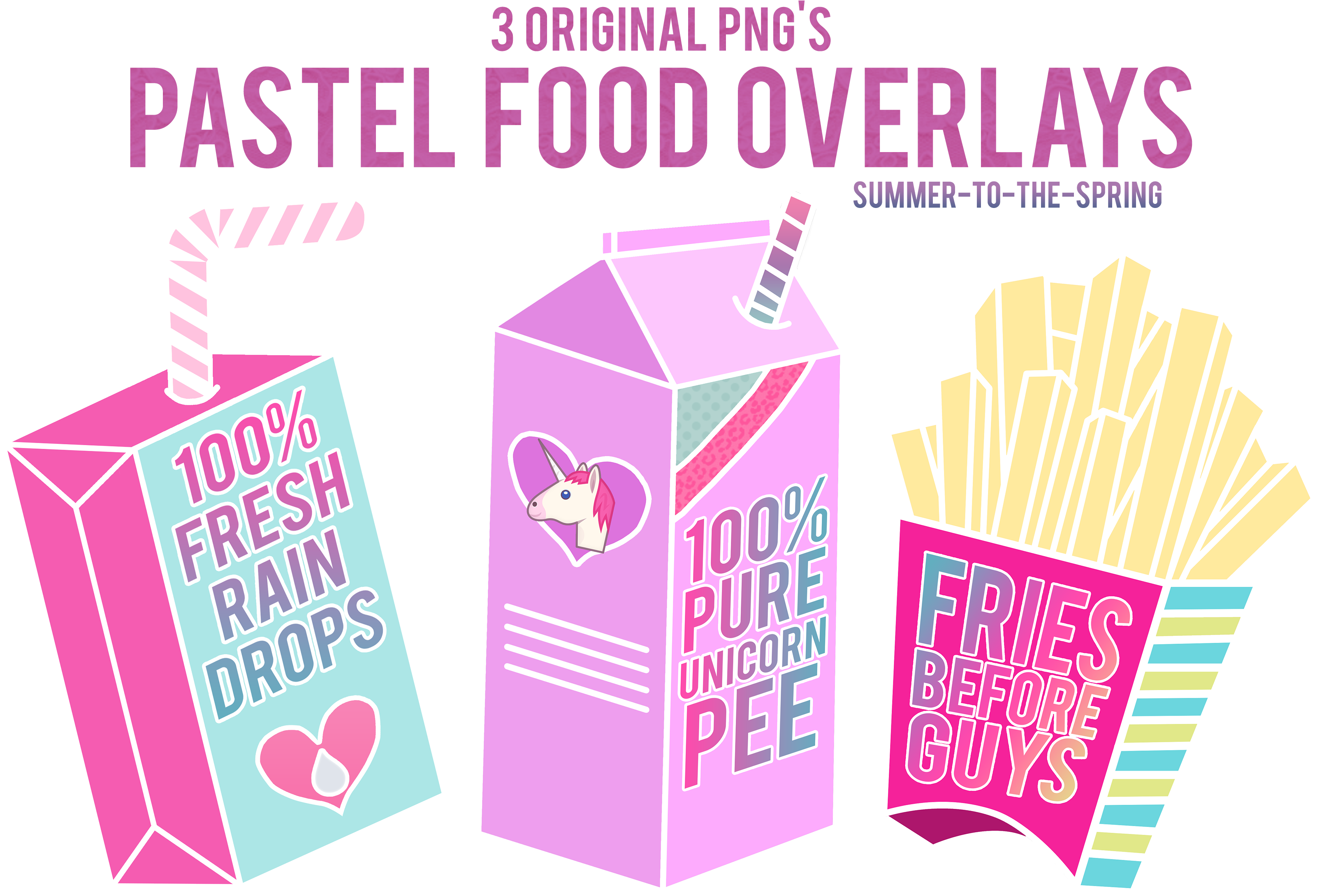 Pastel Food Overlays By Summer - Pastel Png - Free Transparent PNG Clipart Images Download. - Transparent PNG Free Download
