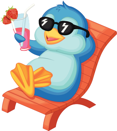 Beat The Summer With Smoothie - Cute Penguins Cartoon - Free Transparent PNG Clipart Images Download. - Transparent PNG Free Download