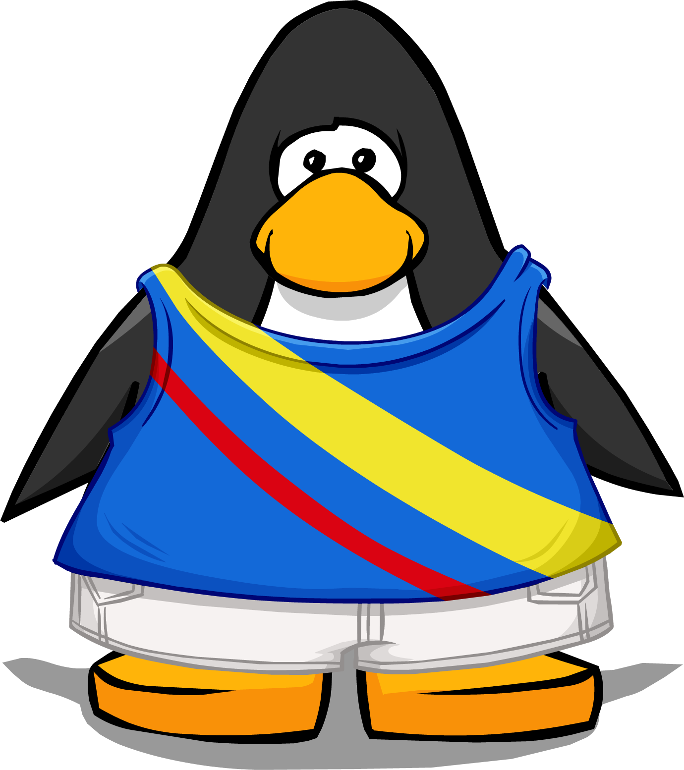 Electric Summer Outfit From A Player Card - Club Penguin Blue Boa - Free Transparent PNG Clipart Images Download. - Transparent PNG Free Download