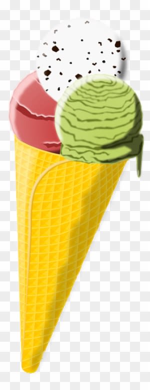 Cornet, Food, Ice Cream, Popsicle, Summer - Dessin De Glaces En Cornet 2 Boules - Free Transparent PNG Clipart Images Download. - Transparent PNG Free Download