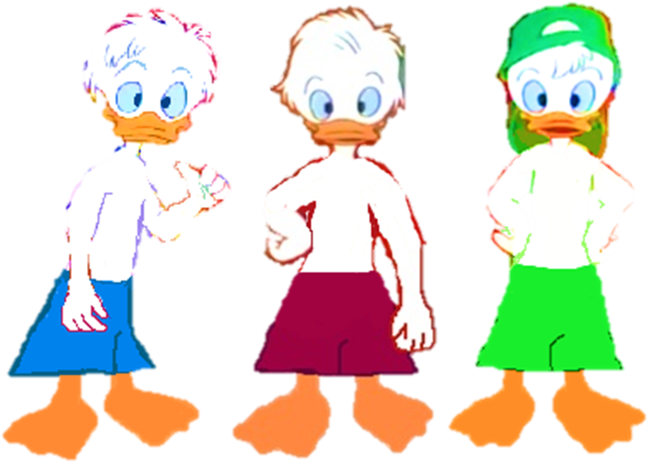 Huey, Dewey, And Louie Duck Quack Pack Summer By 9029561 - Huey Dewey And Louie Quack Pack - Free Transparent PNG Clipart Images Download. - Transparent PNG Free Download