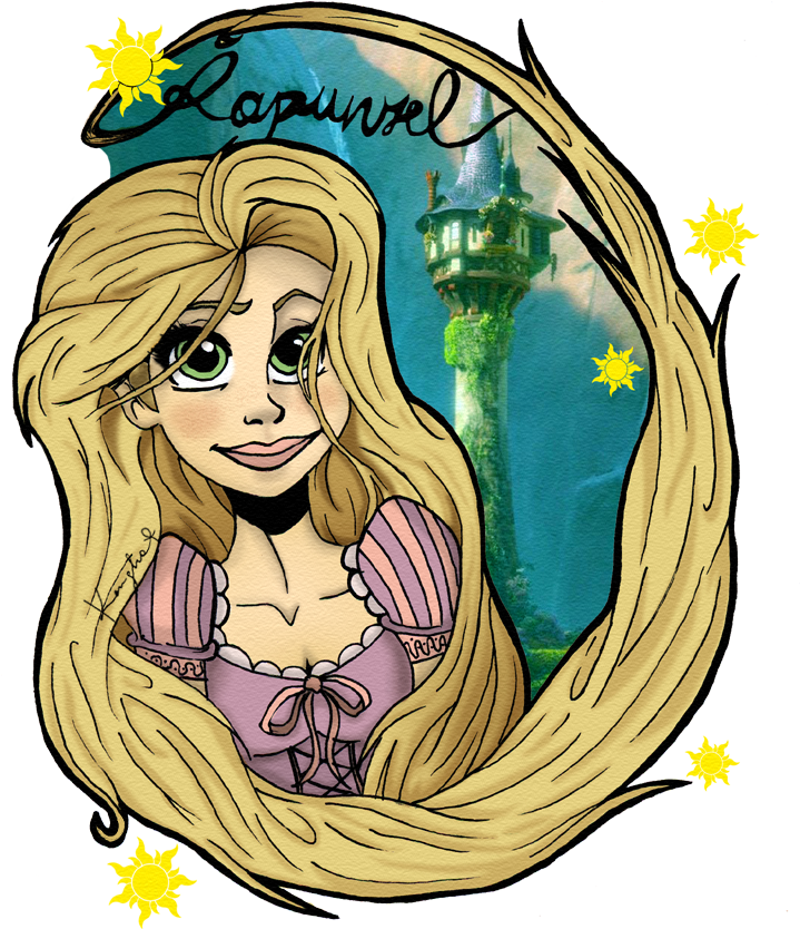 Rapunzel Summer Fanart - Cartoon - Free Transparent PNG Clipart Images Download. - Transparent PNG Free Download
