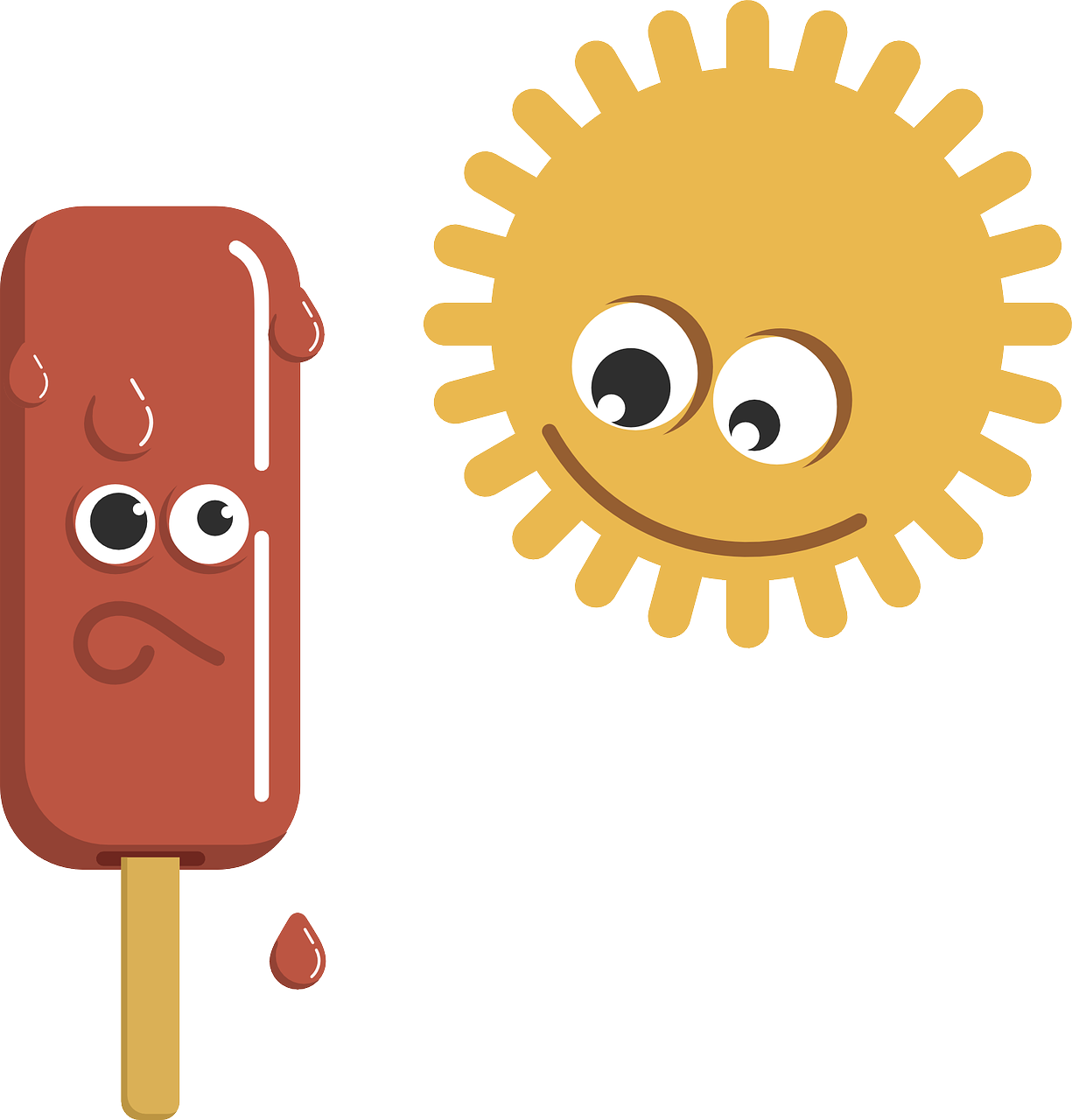 Summer Moving Tip - Helado Derretido Por El Sol - Free Transparent PNG Clipart Images Download. - Transparent PNG Free Download