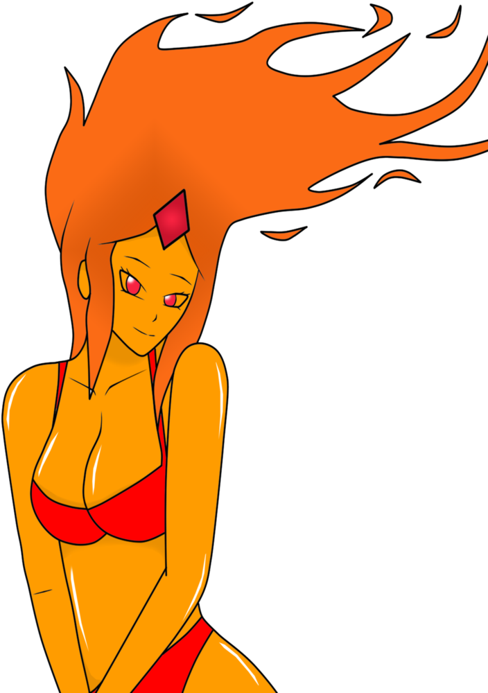 Summer Flame Princess By Sandypeacebringer - Adventure Time Flame Princess Fan Comics - Free Transparent PNG Clipart Images Download. - Transparent PNG Free Download
