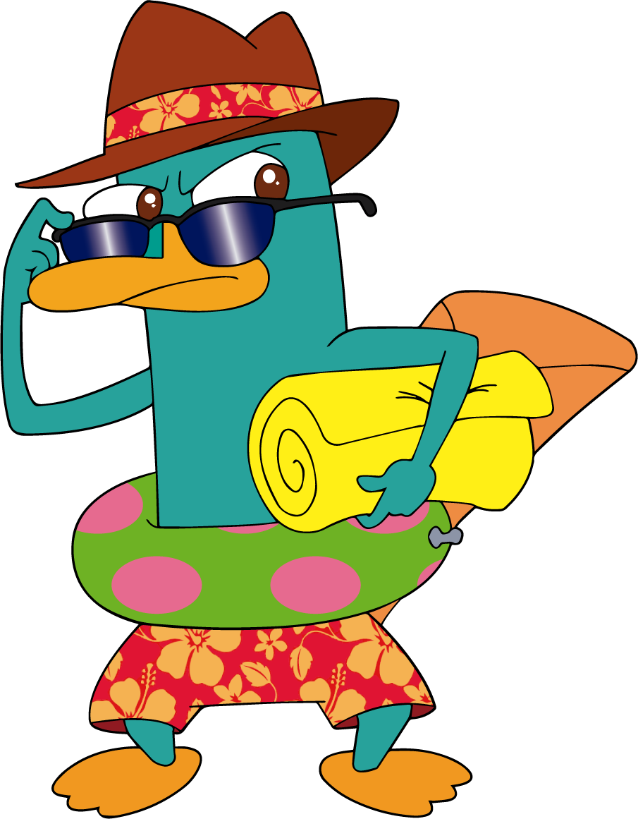 Perry The Platypus In Summer Clothes By Markdekabreak - Perry The Platypus With Clothes - Free Transparent PNG Clipart Images Download. - Transparent PNG Free Download