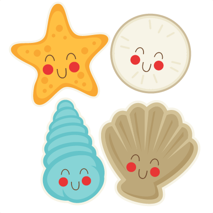 Cute Seasells Svg Cut File Free Svg Cuts Summer Svgs - Cute Seashell Clip Art - Free Transparent PNG Clipart Images Download. - Transparent PNG Free Download