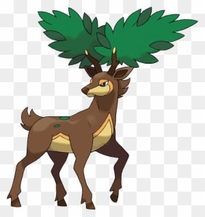 Sawsbuck's Summer Form Artwork For Pokémon Black And - Sawsbuck Pokemon - Free Transparent PNG Clipart Images Download. - Transparent PNG Free Download