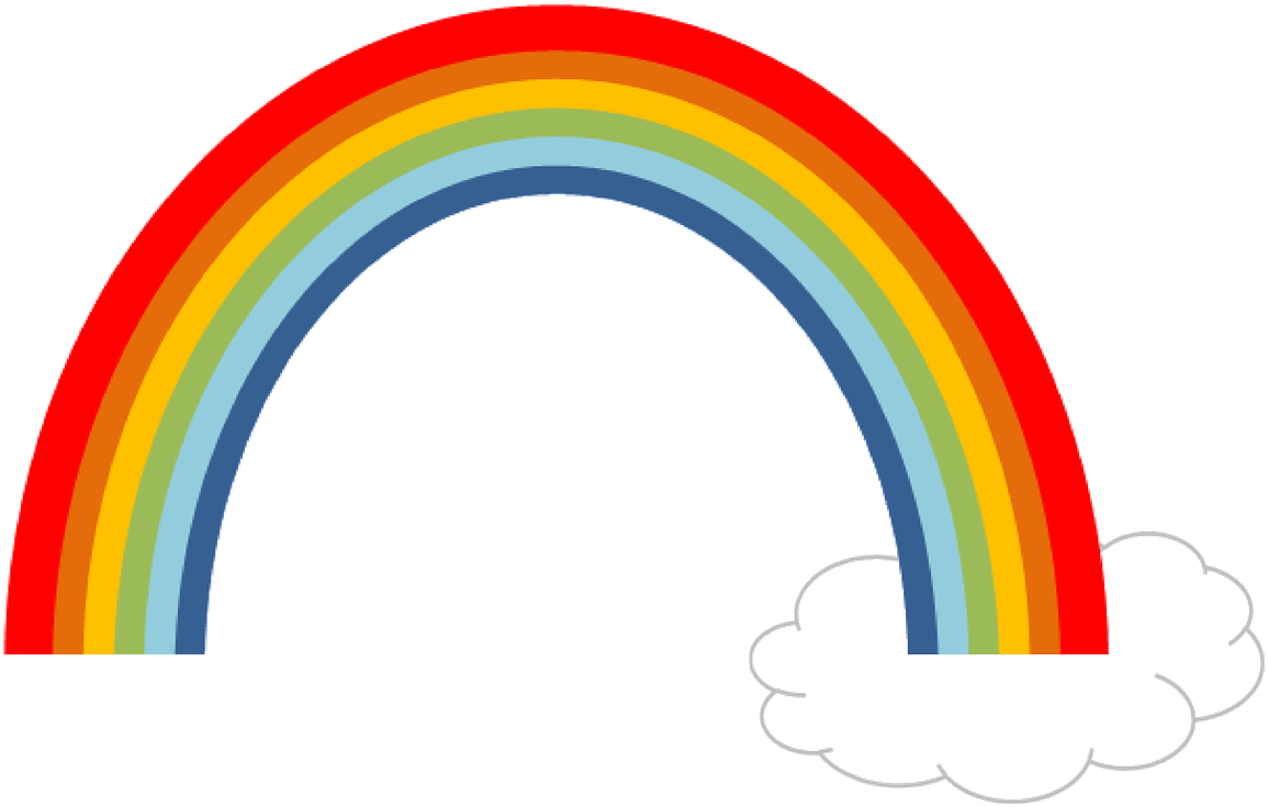 Rainbow Cloud Sky Nature Summer Png Image - Arco Iris Con Nube Png - Free Transparent PNG Clipart Images Download. - Transparent PNG Free Download