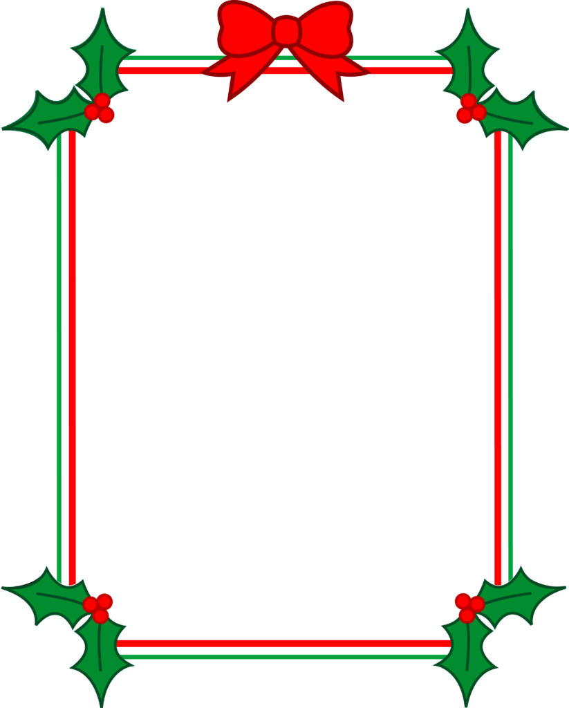 Free Printable Christmas Clip Art Summer Clipart - Christmas Borders And Frames - Free Transparent PNG Clipart Images Download. - Transparent PNG Free Download
